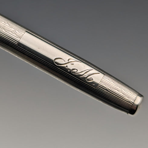 1983 英國 Yard O' 紅色純銀自動鉛筆(附盒子)